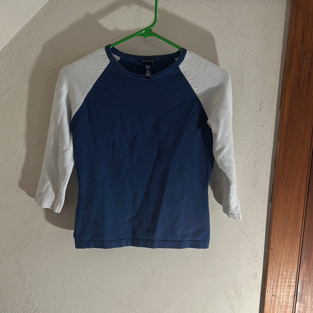 Gap stretch baseball sweater